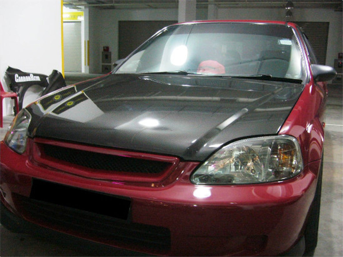 AC218HC - Advan OEM Design 1999-2000 Honda Civic Carbon Fiber Hood