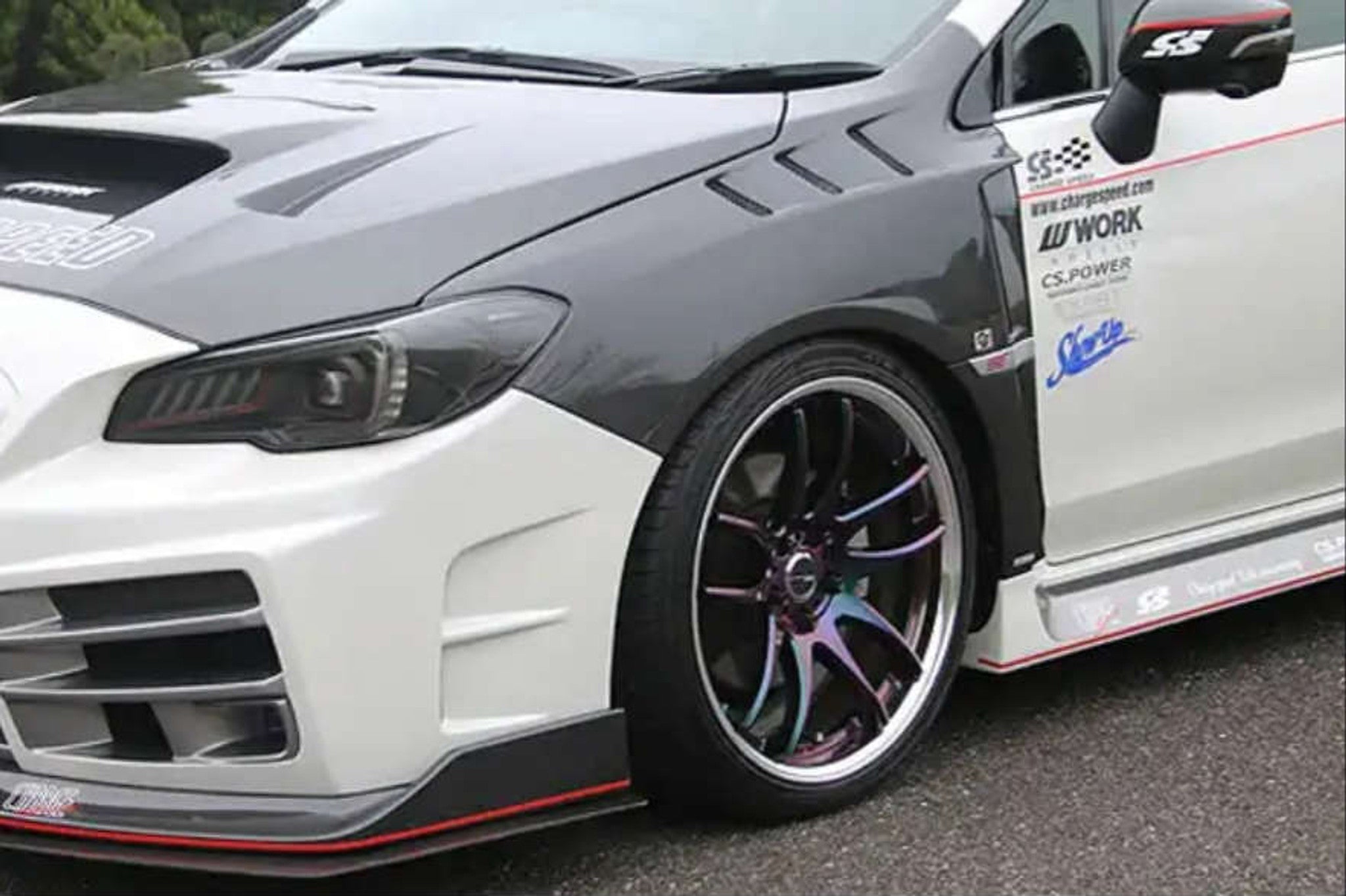 Charge Speed 2015-2021 Subaru WRX/ STi VA S4 Factory Spec Carbon Front Fenders with Vents