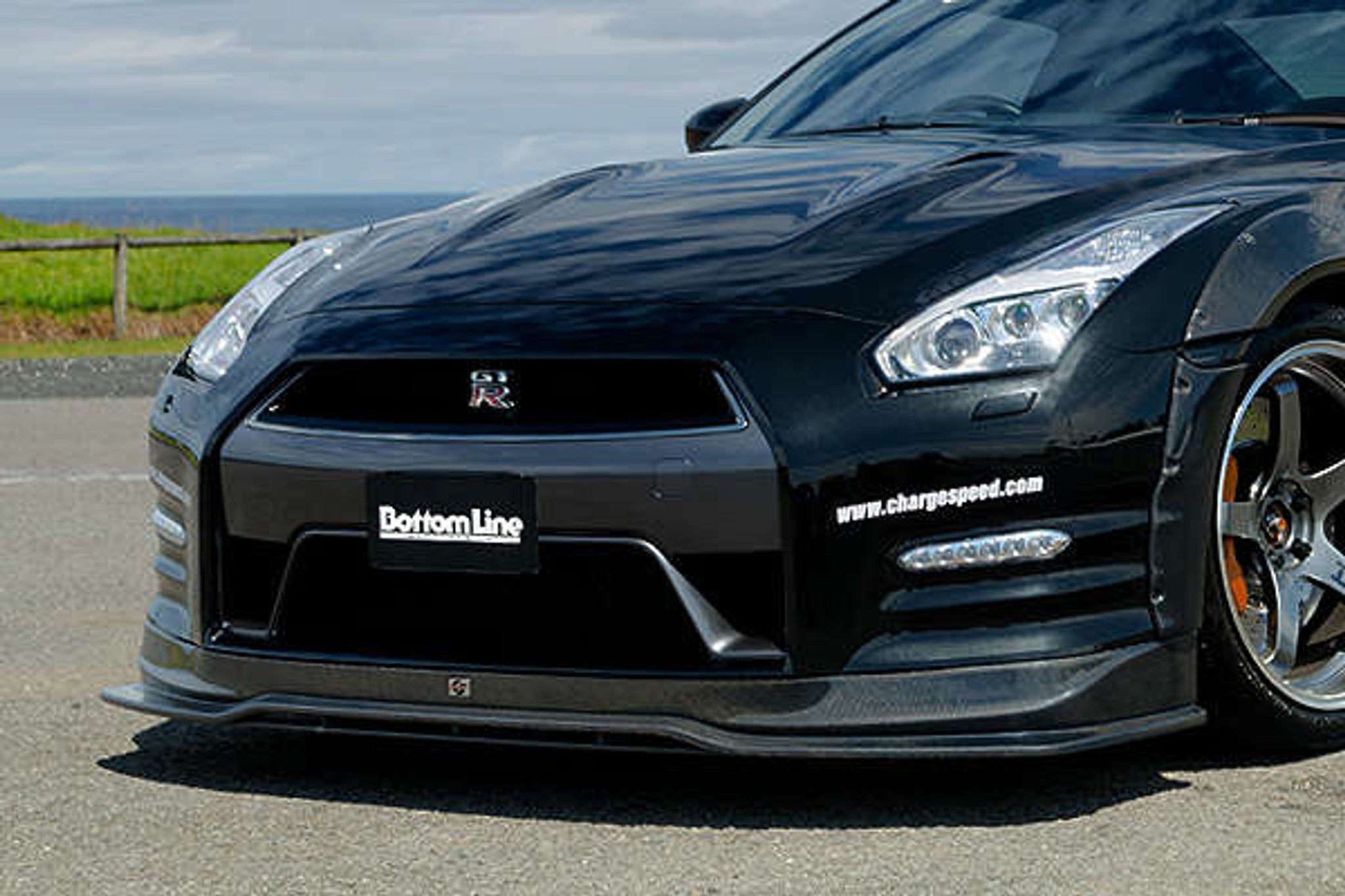 Charge Speed 2012-2016 Nissan GTR R35 Chuki Bottom Line FRP Complete Lip Kit