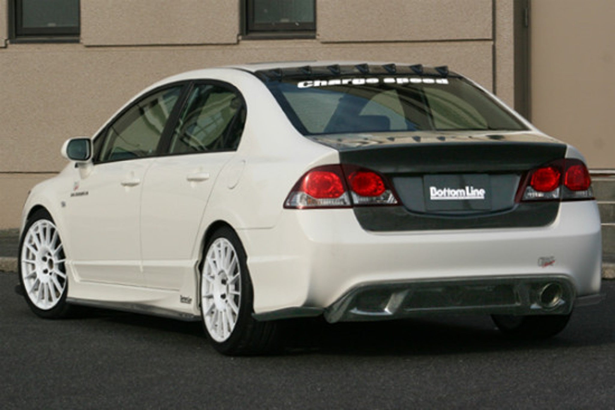 Charge Speed 2006-2010 Honda Civic FD2 Sedan JDM Front End/ 2006-2010 Acura CSX Carbon Trunk