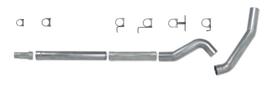 Diamond Eye Performance 5-inch catback exhaust pipe for 2003-2007 Ford 6.0L F250/F350 trucks, featuring a single aluminum replacement pipe.