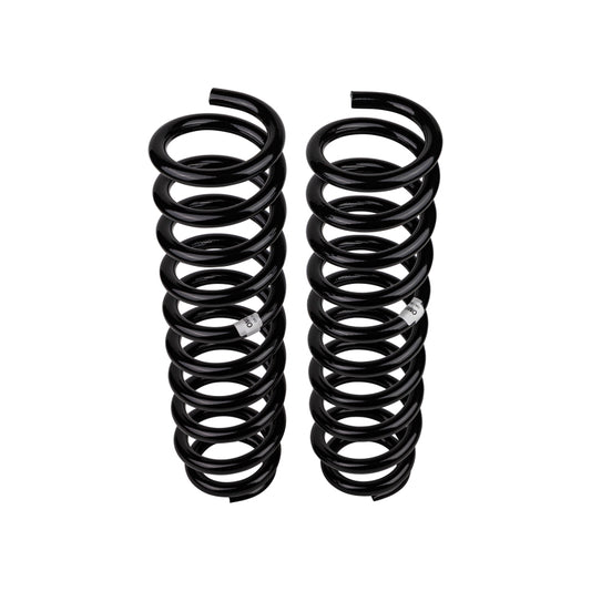 Front coilover spring for ARB / OME coil spring kit by Old Man Emu, showing a close-up of the coil spring in black.