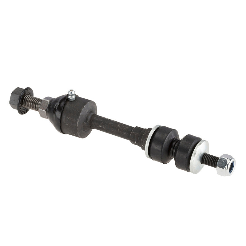 Moog Ford F-150 front sway bar endlinks kit, durable suspension components for 2005-2008 trucks, image showing installed links