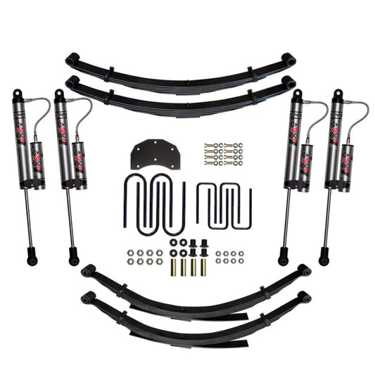 Skyjacker 6-inch lift kit for 1986-1996 Ford F350 trucks, including suspension components and hardware in the image.