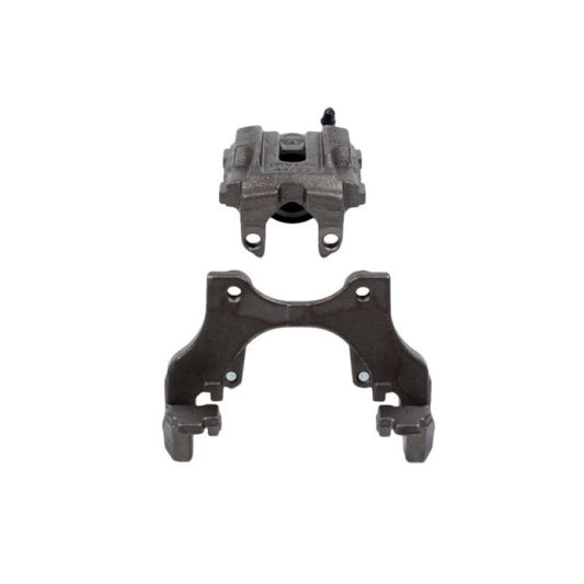 PowerStop rear left OE brake caliper with bracket for 2006 BMW 330i, showing the black caliper and mounting hardware.