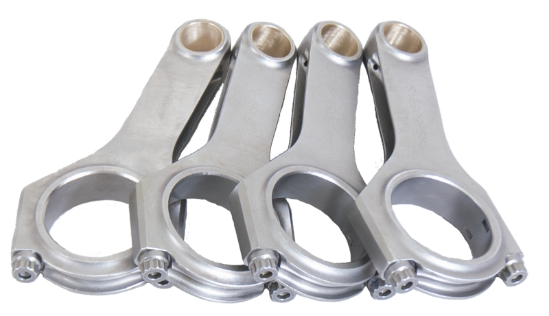 Eagle 2012+ Subaru BRZ, 12-16 Scion FR-S, 2017+ Toyota 86 4340 H-Beam Connecting Rods set of four, close-up view.