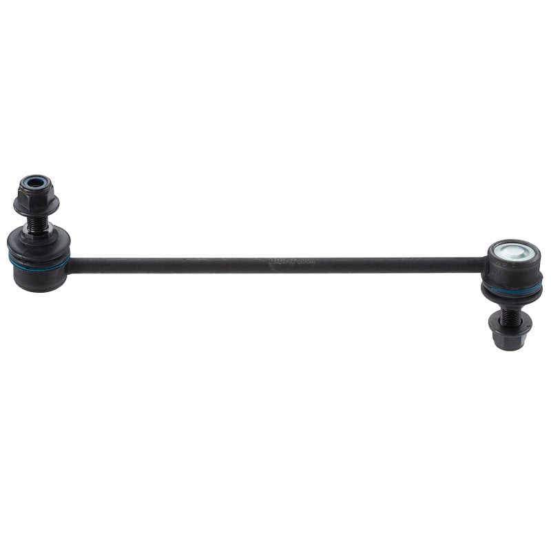 Moog front left sway bar endlink for Hyundai Santa Fe 2001-2006, showing the metal link with bushings.