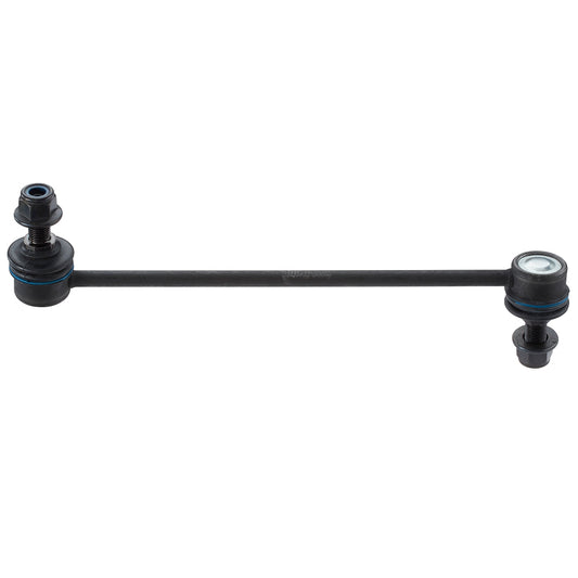 Moog front left sway bar endlink for Hyundai Santa Fe 2001-2006, showing the metal link with bushings.