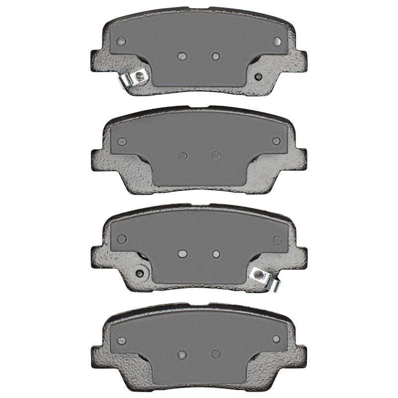 R1 Concepts Genesis G70 R1 Ceramic Brake Pads for rear OE brake system, shown in a close-up image.