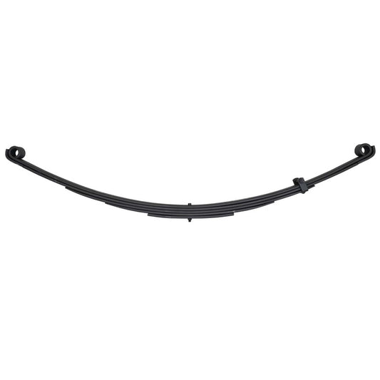 Skyjacker Scout II 2-inch Softride rear leaf spring for truck suspension, showing the durable steel leaf spring with mounting points.