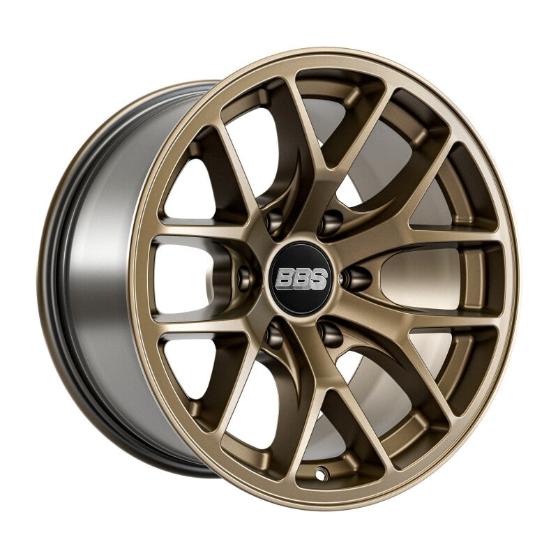 BBS TS-P 17x9-inch satin bronze cast wheel with 6x139.7 bolt pattern and -12 ET, showing front view with detailed finish.