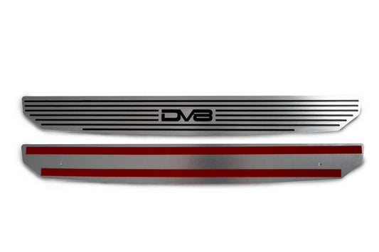 DV8 Offroad Jeep Gladiator JL 2018-2019 front sill plates, durable exterior body armor for 2-door Jeep Gladiator models.