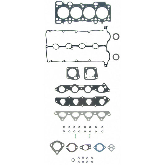 Fel-Pro Kia Sephia HS 26221 PT PermaTorque engine cylinder head gasket set with multiple gaskets and sealing components.