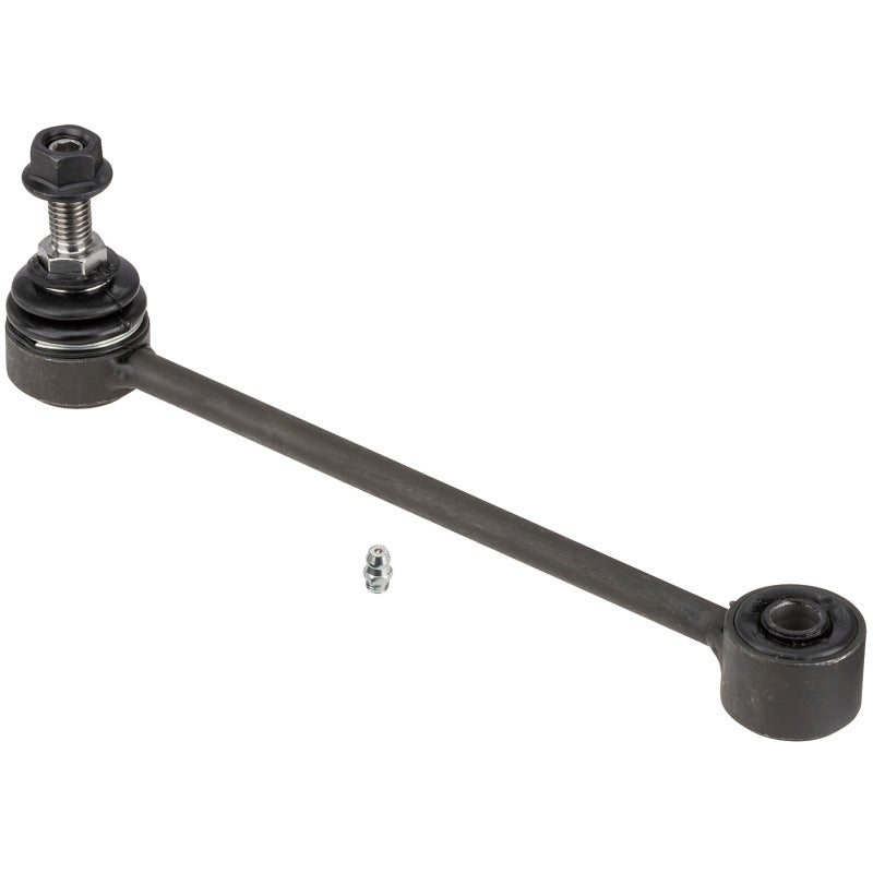 Moog rear sway bar endlinks for Jeep Commander 2006-2010, featuring durable metal construction and secure mounting hardware.