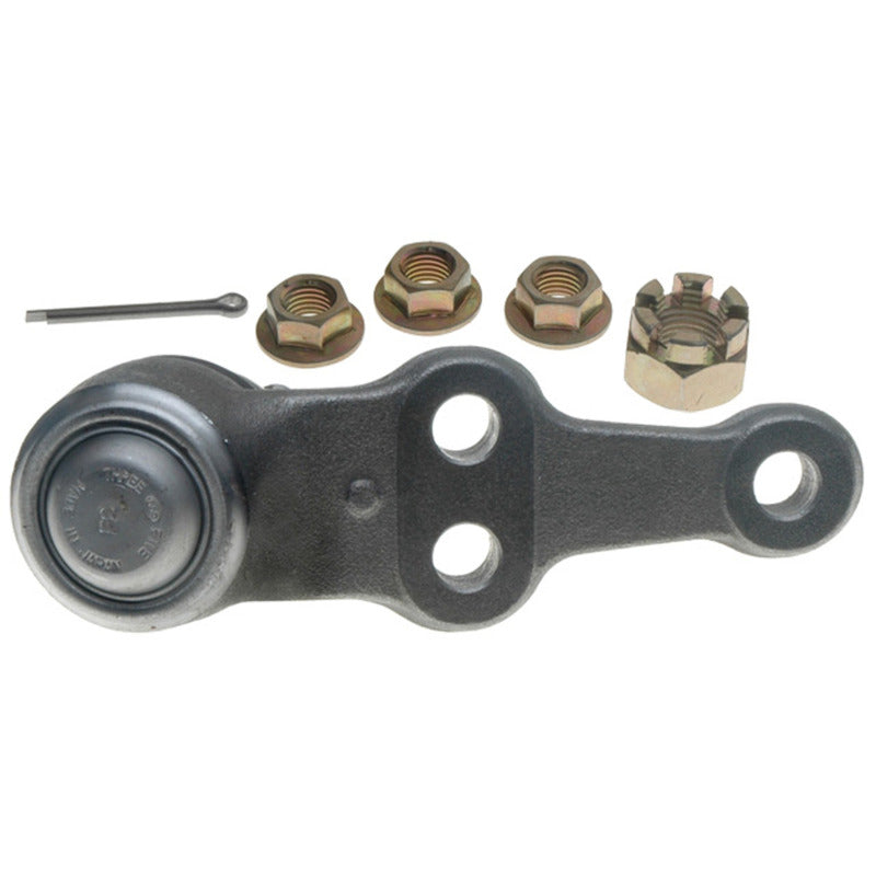 Moog rear right sway bar endlink for Honda CR-V 97-01, showing the metal link with attached bushings and mounting hardware.