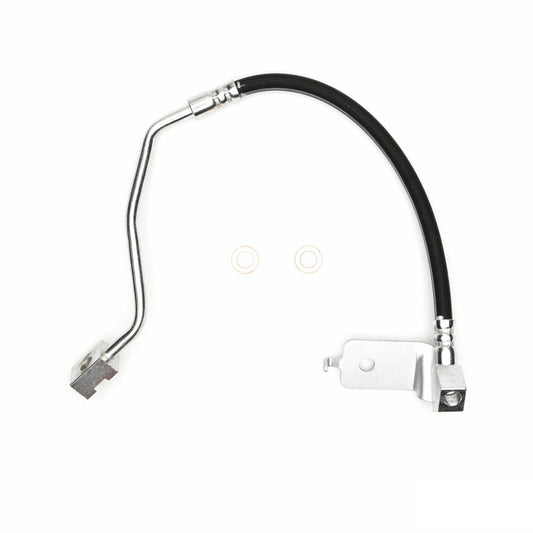 DFC Ford Mustang 96-98 rear right brake hose from brake line kit, durable rubber construction for reliable stopping power.