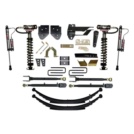 Skyjacker 8.5-inch coilovers for 2017 Ford F250 F350 4WD, showing the suspension components and coilover design.