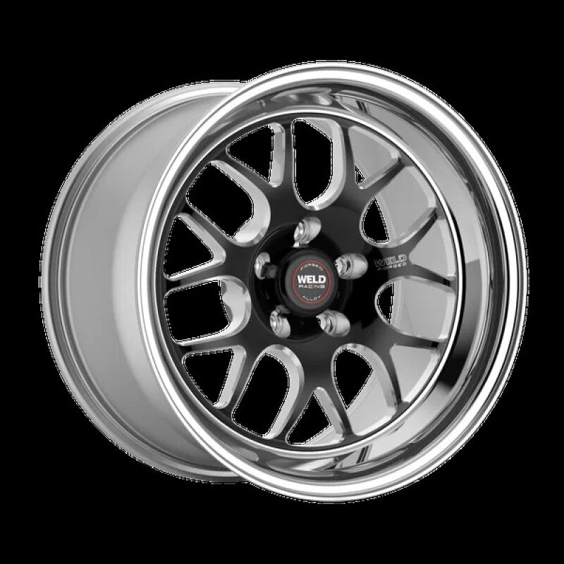 Weld S77 17x7 / 6x5.5 BP / 4.2in. BS Black Wheel 3.540 ID (Low Pad) - Non-Beadlock