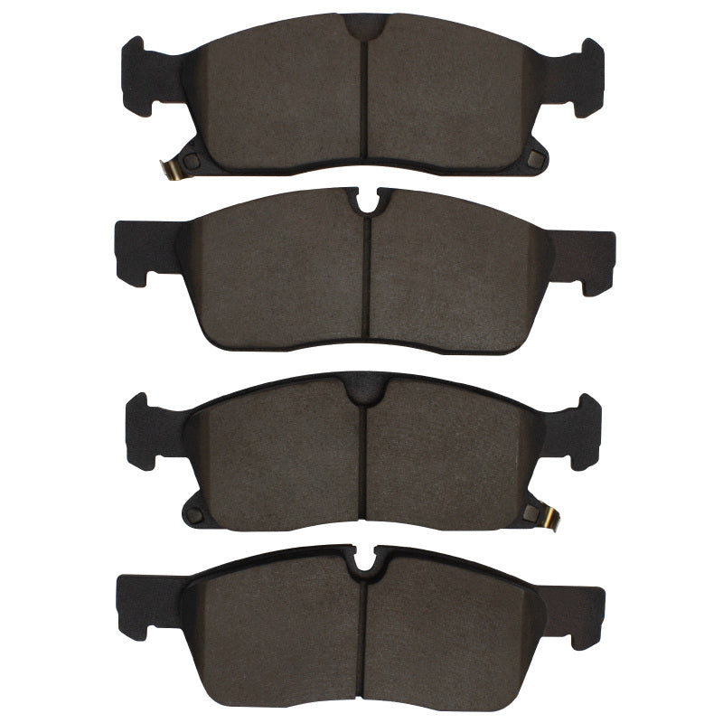R1 Concepts R1 11-22 Dodge Durango front OE ceramic brake pads shown in a close-up image.