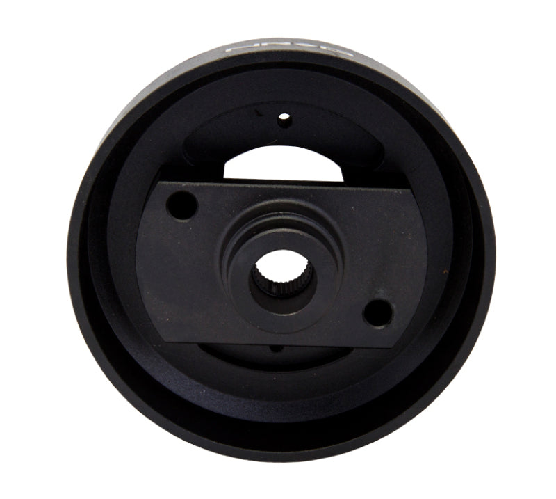 NRG short hub adapter for 2008+ Subaru WRX/STi with SRS clock spring and resistors, steering wheel hub replacement hardware