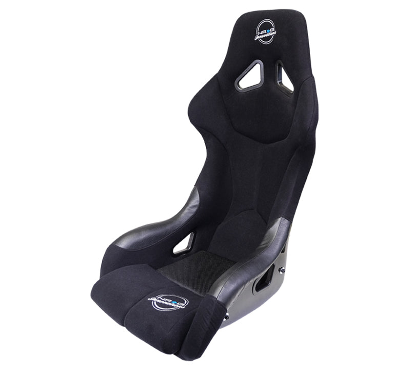 NRG FIA competition race seat with durable fabric and FIA homologation, designed for high-performance motorsport seating.