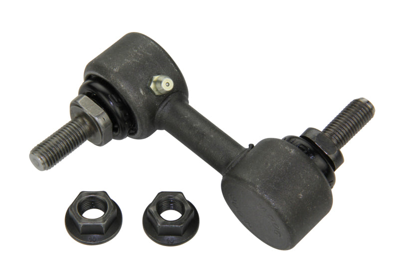 Moog rear sway bar endlink kit for Kia Sedona 2006-2014, showing multiple metallic sway bar links with mounting bushings.