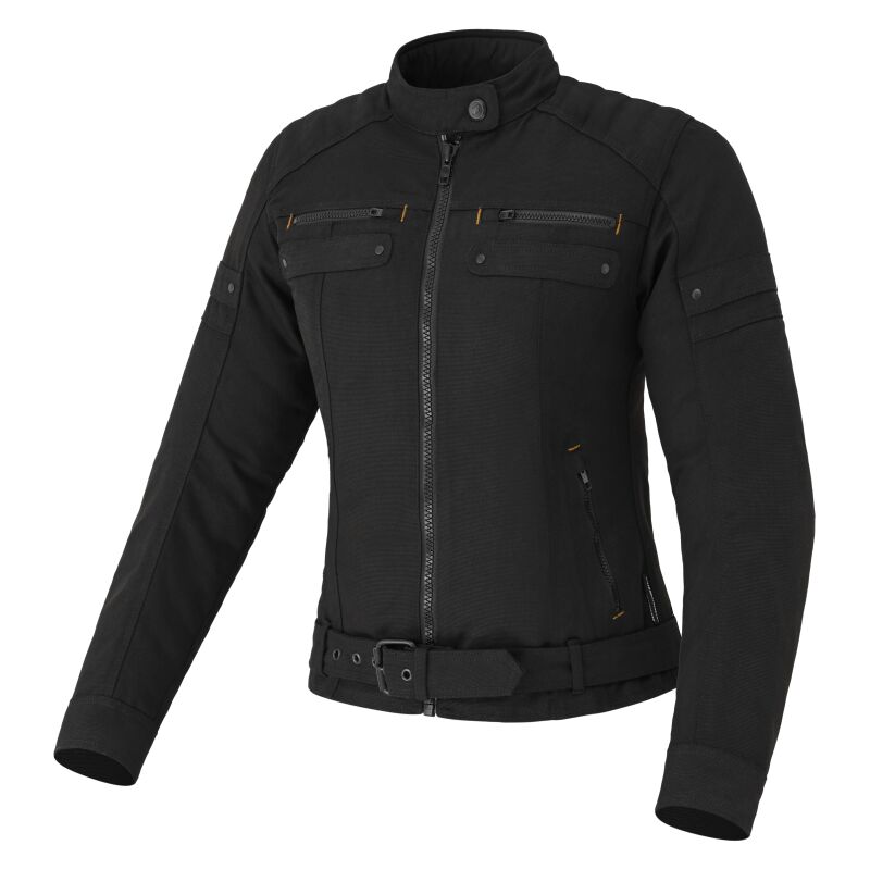 Speed and Strength Double Take Jacket 3.0 Women's black textile jacket, medium size, shown from the front.