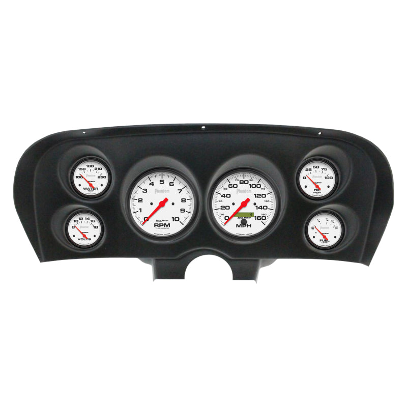 Autometer Phantom Direct Fit Dash Kit 69-70 Ford Mustang (2 x 5in. / 4 x 2-5/8in.)