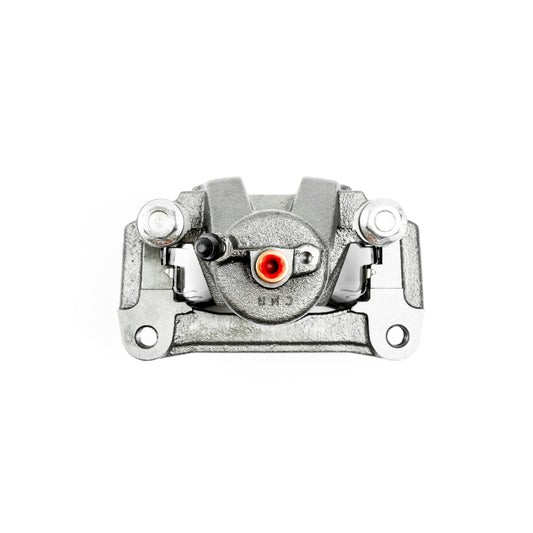 PowerStop rear left OE brake caliper with bracket for Toyota Sequoia (2008-2015) shown, designed for vehicle braking performance.