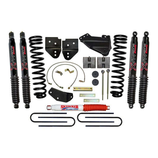Skyjacker 6-inch lift kit for 2005-2007 Ford F-350 4WD Diesel BMX model, includes suspension components for off-road upgrade