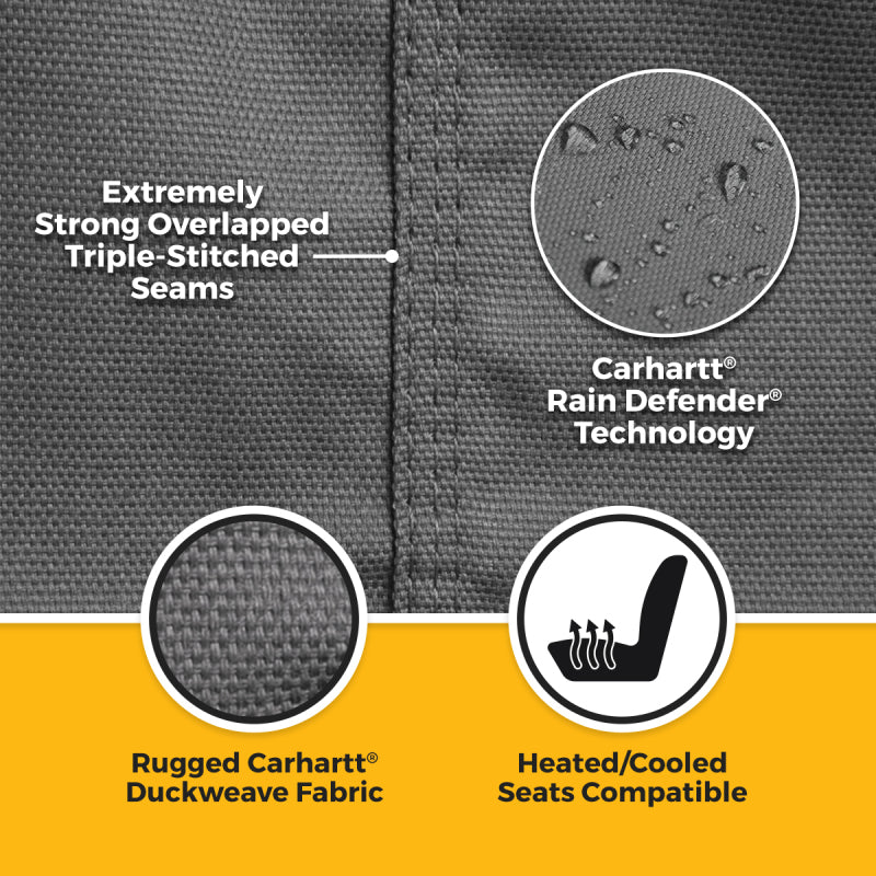 Covercraft 24-26 Jeep Wrangler Fr Buckets Carhartt SeatSaver Custom Front Row Seat Cover