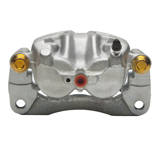 Silver zinc coated DFC 00-06 Mazda MPV front OE brake caliper with premium design and detailed casting.
