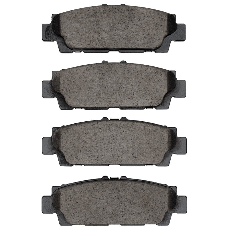 Lexus LS400 R1 Concepts OE brake pads for rear R1 90-92 model, showing the brake pad set with metal backing plates.