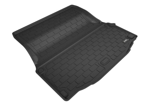 Black rubber cargo liner for Mercedes-Benz C-Class (2016-2020) by 3D MAXpider, designed to protect the trunk area.