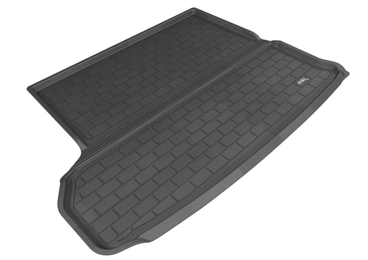 Black 3D MAXpider cargo liner for 2014-2019 Toyota Highlander Kagu rubber floor mats, custom-fit for vehicle cargo area.