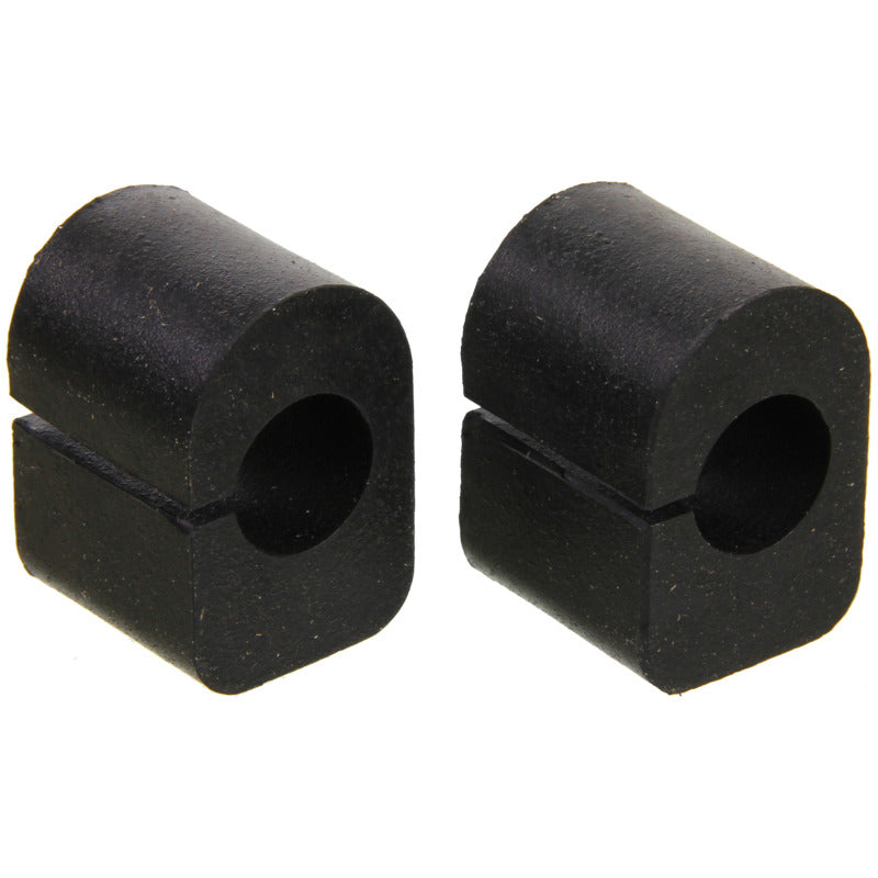 Moog Chrysler Imperial front sway bar bushing kit with black rubber bushings and metal brackets for suspension stability.