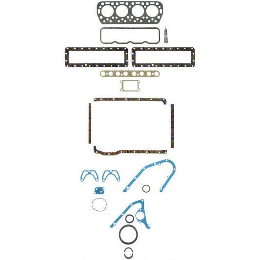 Fel-Pro FS 7364 S engine gasket set showing various gaskets and seals for automotive engine repair.
