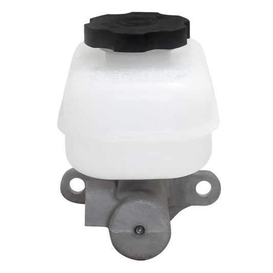 DFC brake master cylinder for Cadillac CTS 2005-2009, automotive part with metal and plastic components, installed in engine bay