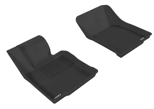 Black rubber floor mat for first row of 2011-2016 Mini Countryman by 3D MAXpider, designed for durable protection and custom fit.