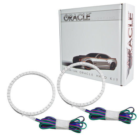 Oracle Lighting Hummer H2 2003-2010 LED fog light halo kit with ColorSHIFT technology, featuring vibrant customizable halo rings.
