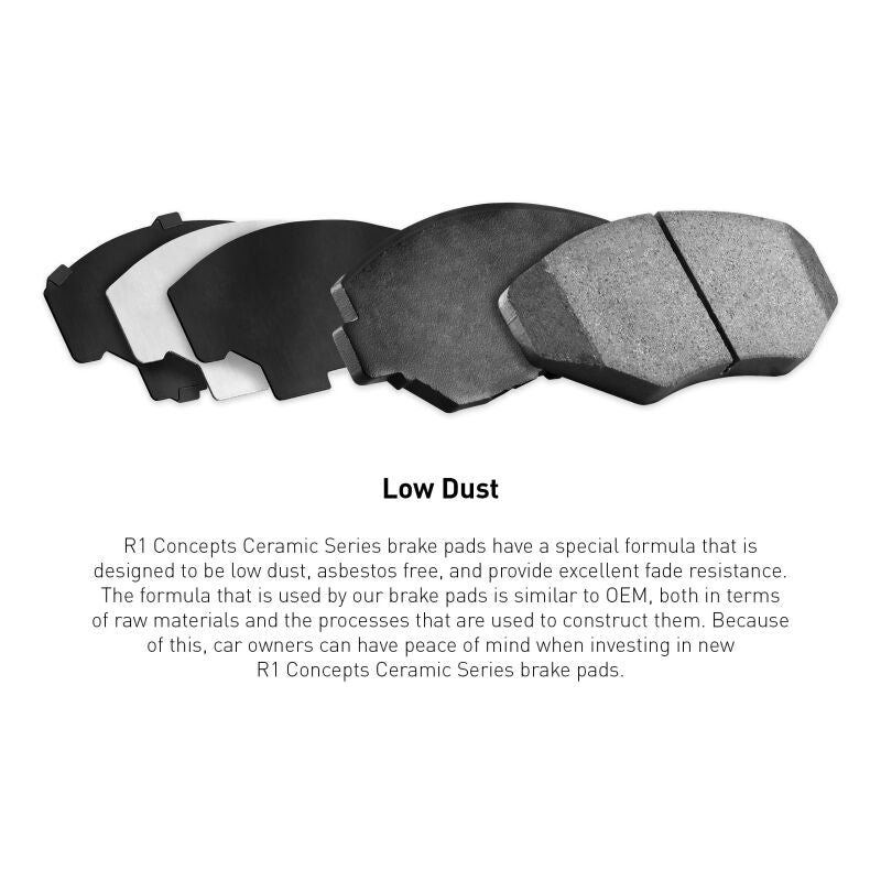 R1 82-92 Volvo 940 Front Ceramic Brake Pads