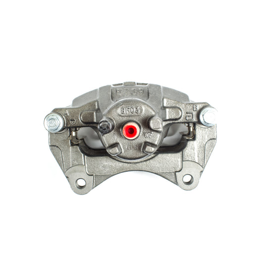 PowerStop front left OE brake caliper with bracket for Dodge Caliber 2007-2012, showing detailed view of caliper assembly.