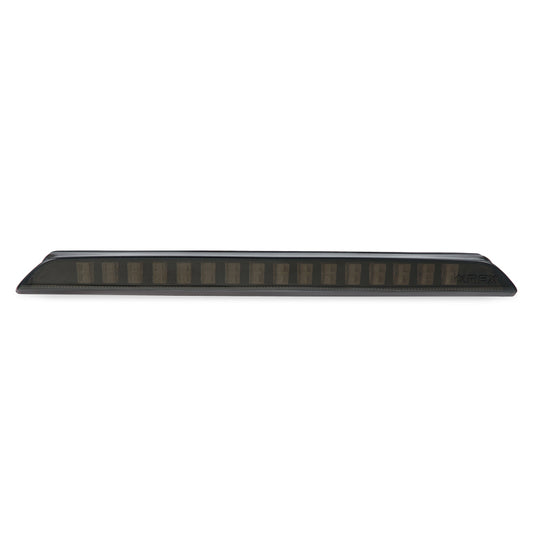 AlphaRex 2024+ Toyota Land Cruiser NOVA Series LED third brake light in black, mounted on the vehicle's rear for enhanced visibility