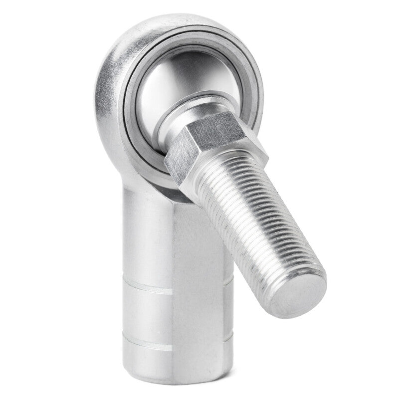 QA1 H Series 3-Pc Rod End - Female/Left Hand - 14mm Bore x M14x2.0 w/Stud - Alloy Steel w/PTFE