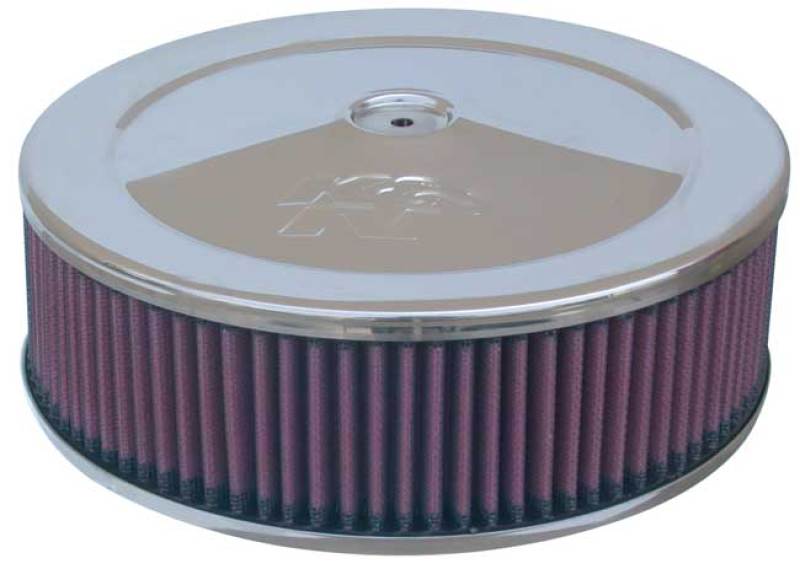 K&N Marine engine flame arrestor with 5-1/8 inch flange, 8 inch ID, 9 inch OD, and 5 inch height, designed for engine air filtration