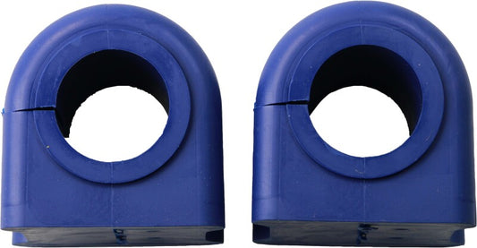 Moog Dodge Dakota sway bar bushings installed on front frame for improved vehicle stability and suspension support.