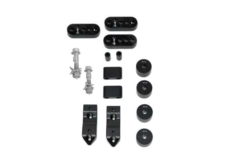 Whiteline Subaru Crosstrek front and rear lift kit bushing kits installed on vehicle suspension for improved ride height and stability