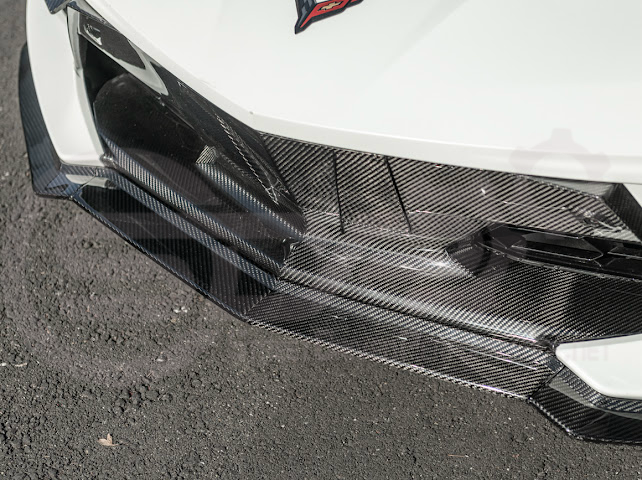2020-Up Corvette C8 STINGRAY & Z51 | Z06 Z07 Package Front Bumper Lip Splitter Ground Effects
