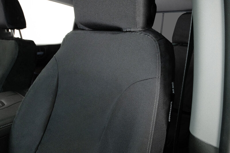 Covercraft waterproof second row seat covers for Toyota Prius 23-26, custom Endura fabric, protective and durable vehicle interior.