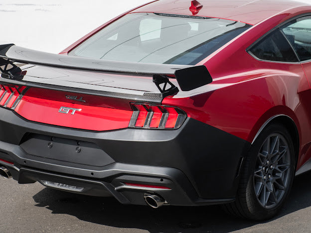 2024-Up Ford Mustang S650 | Factory Style PRIMED BLACK Rear Bumper Cover Replacement